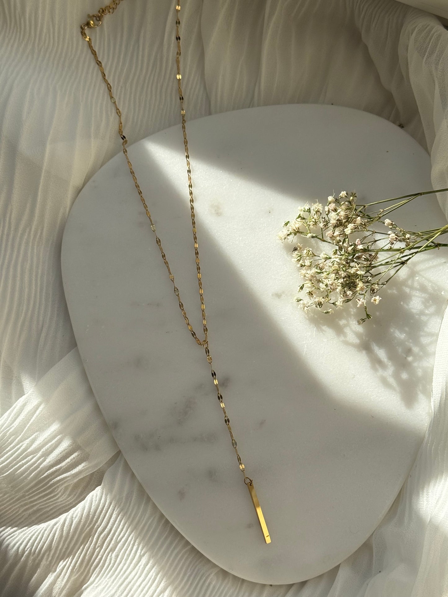 Halskette Lang Edelstahl - 11046