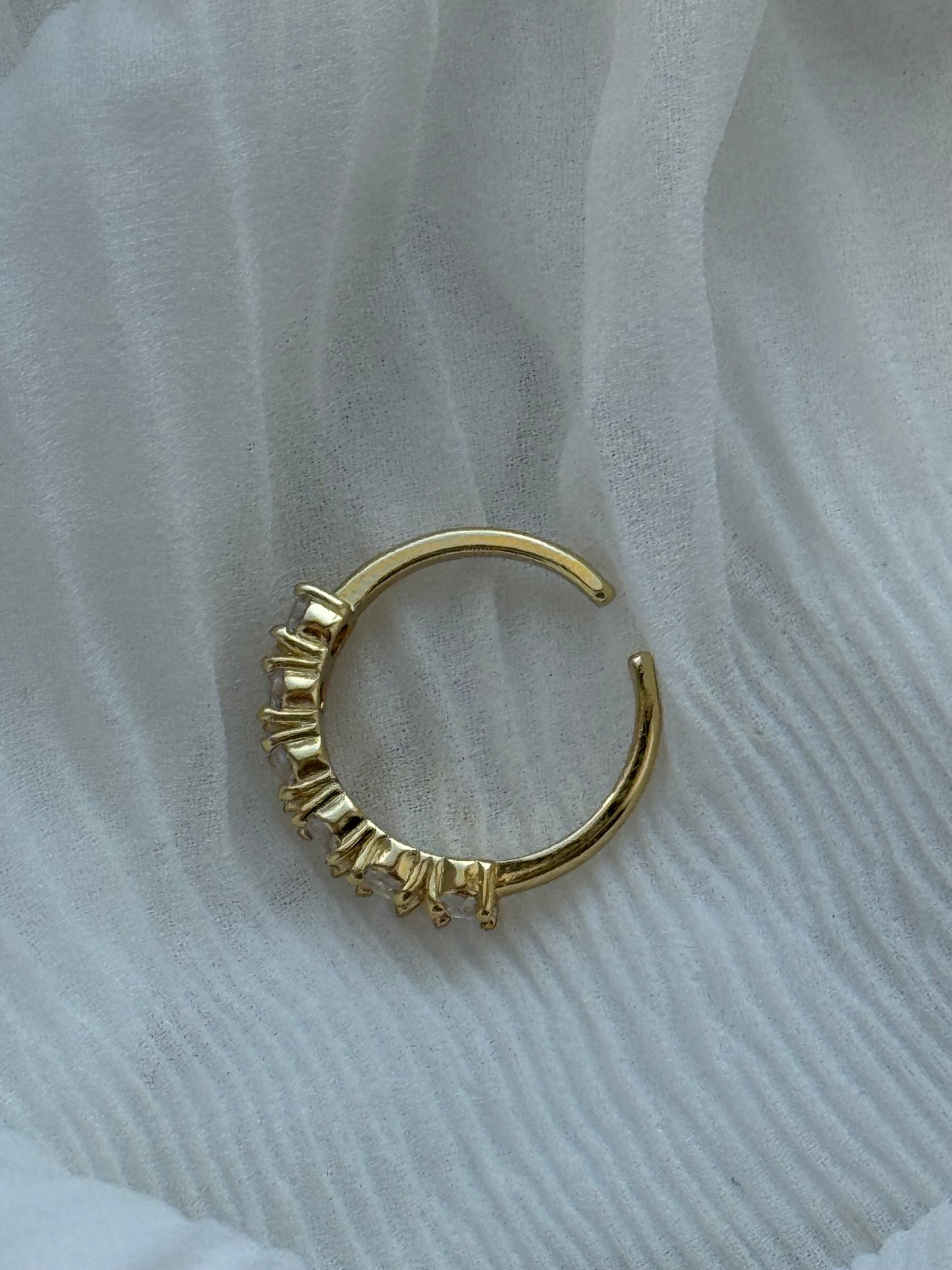 Edelstahl Ring Zirkonia - 11133