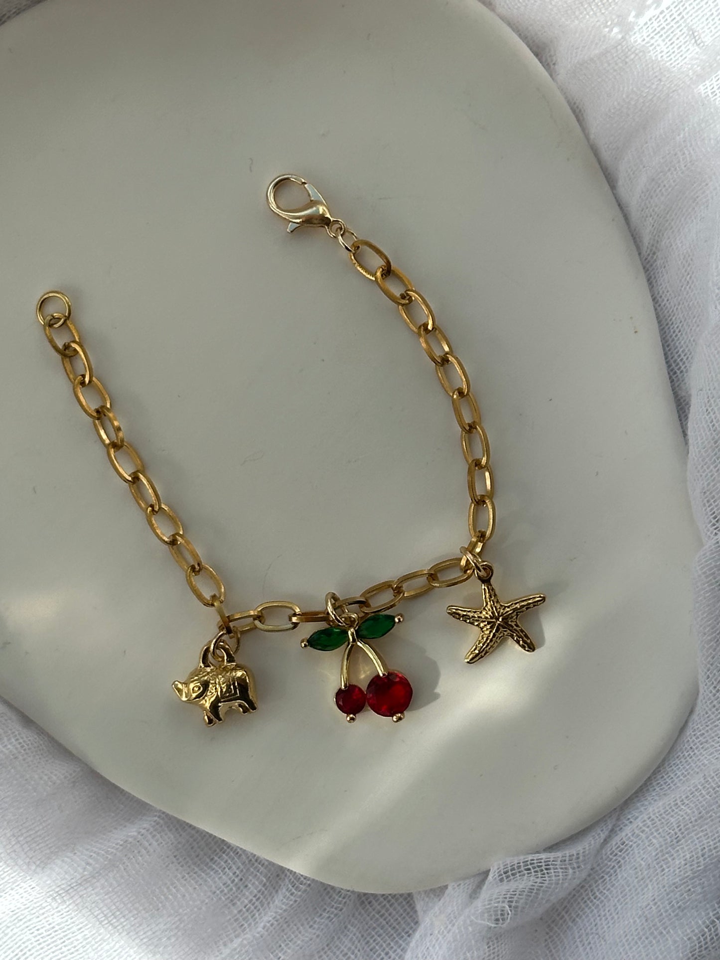 Charms Armband Cherry - 10854