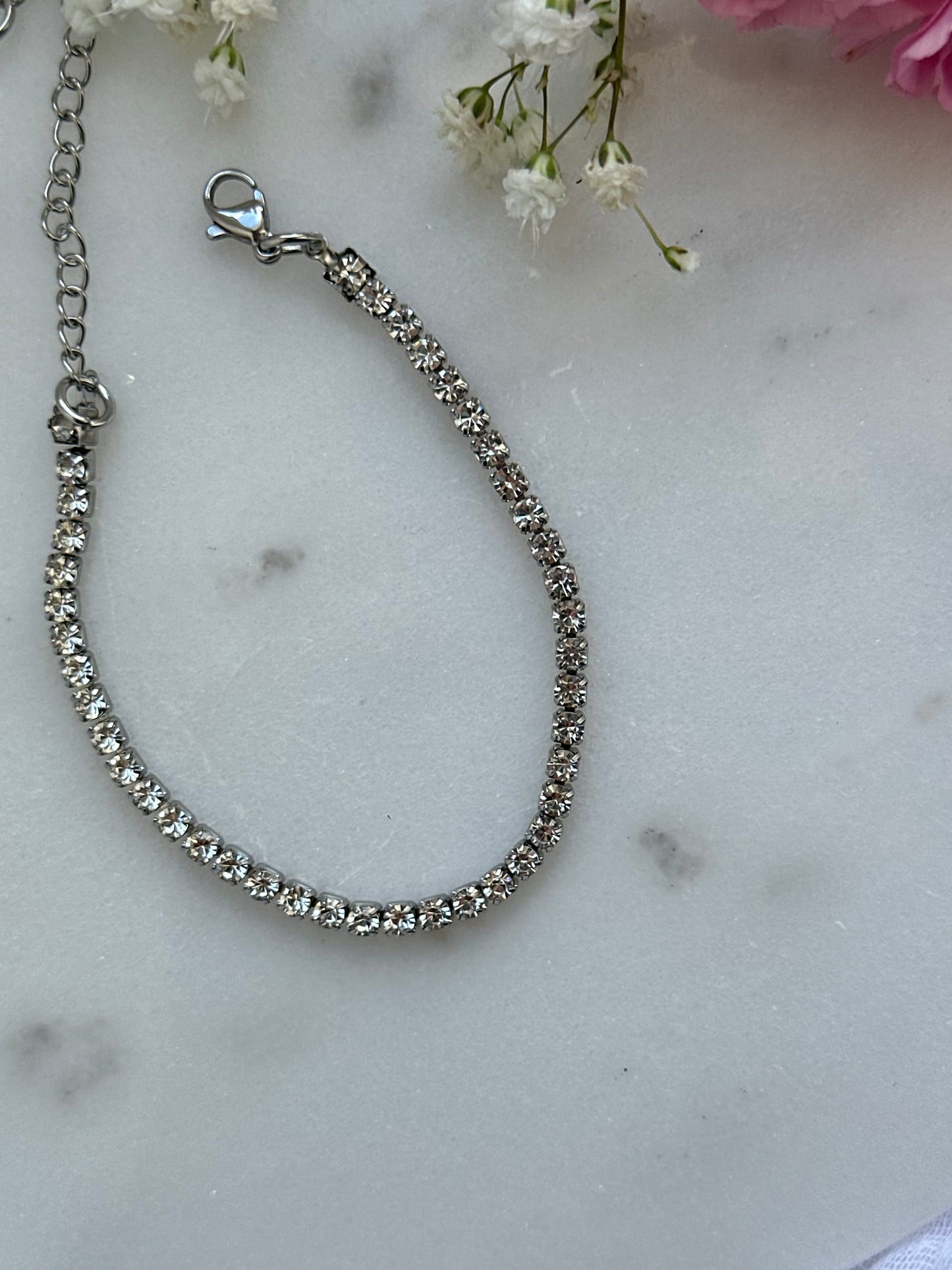 Silbernes Zirkonia Armband - 10624