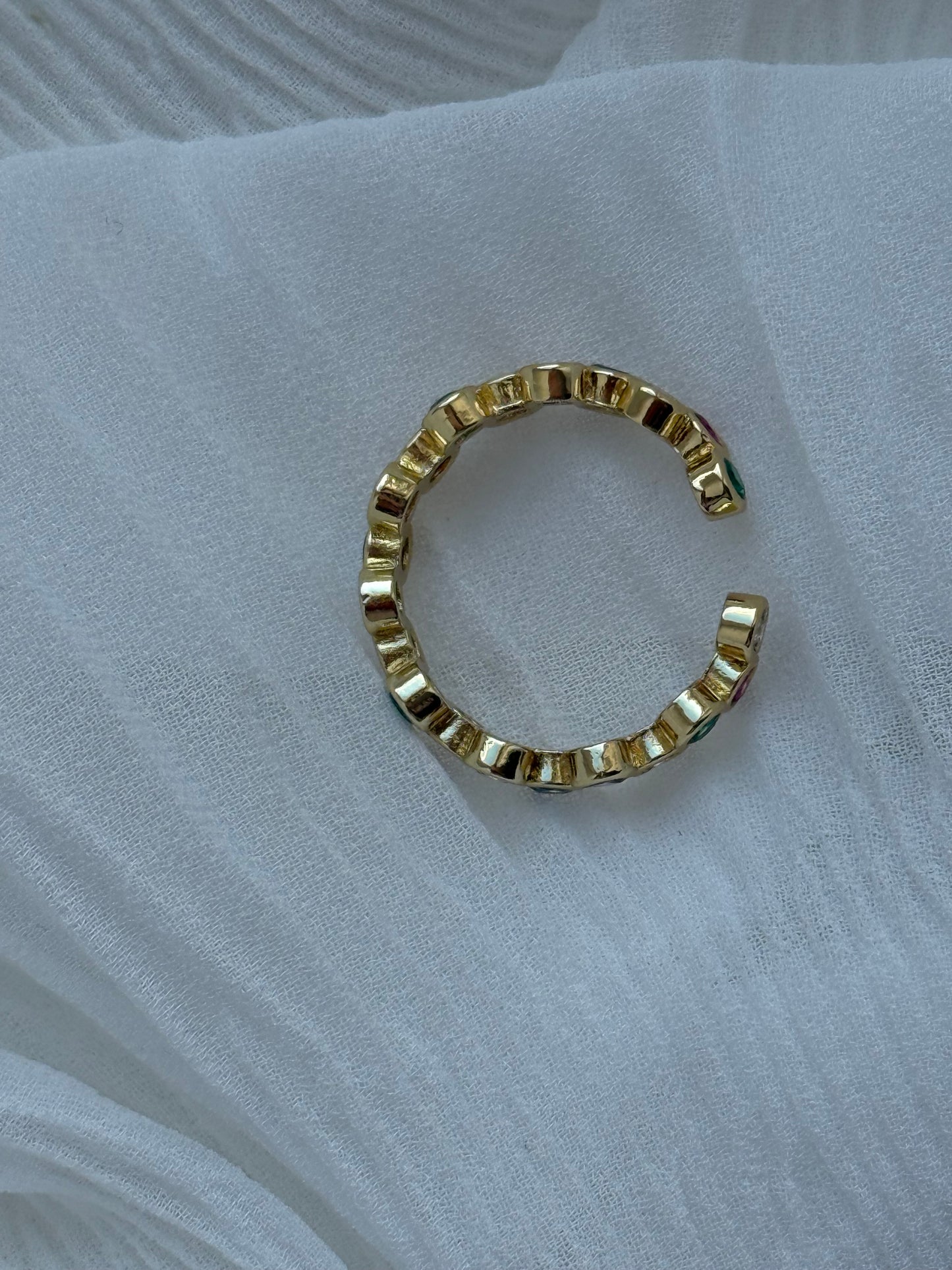 Edelstahl Ring Bunt - 11130