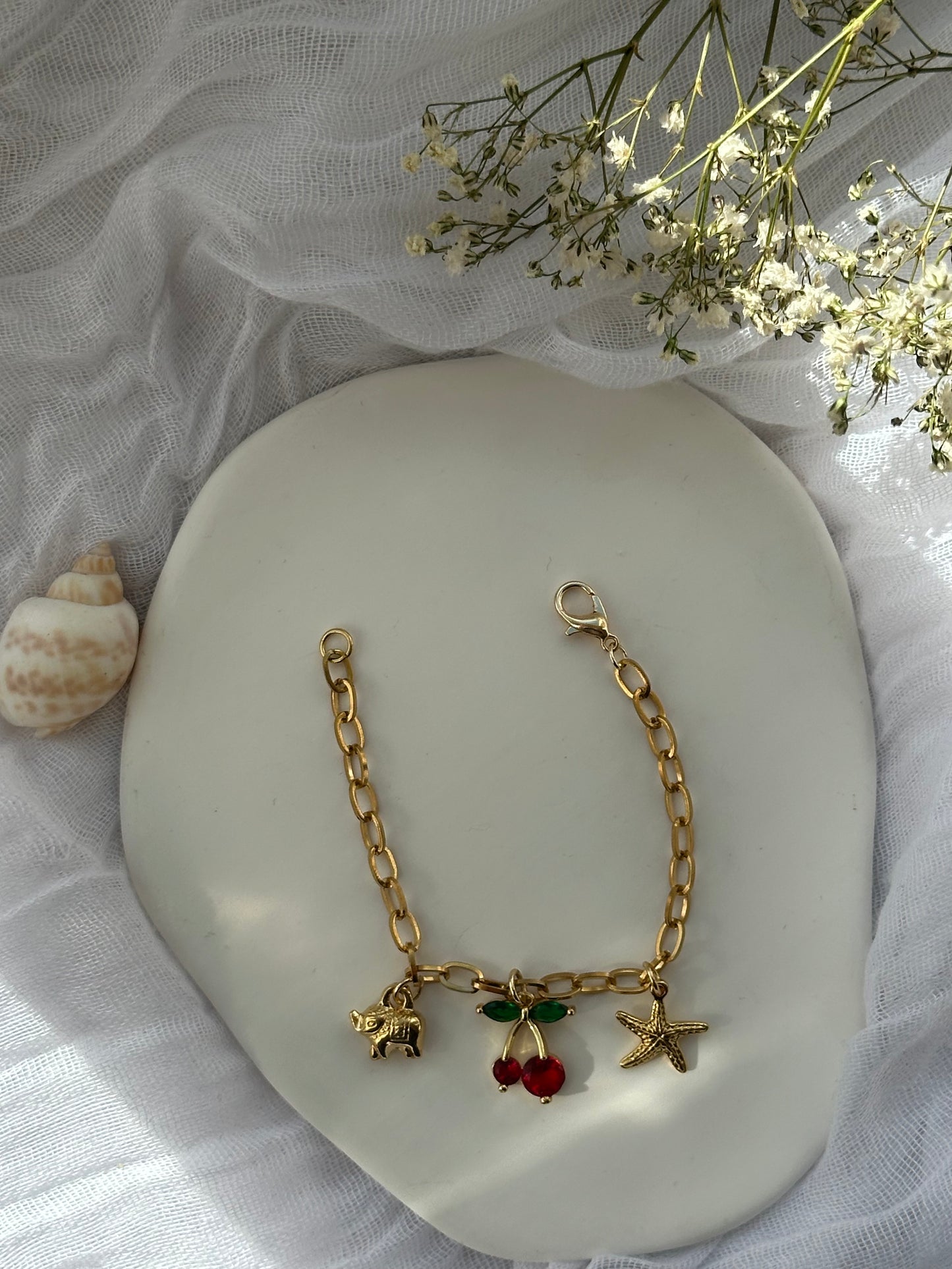 Charms Armband Cherry - 10854
