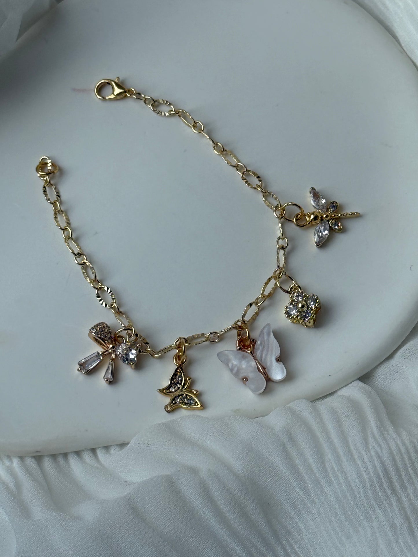 Charms Armband Butterfly - 111209