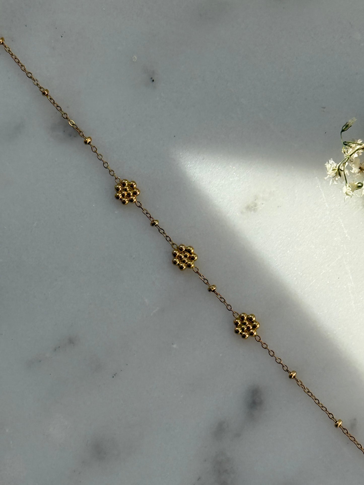 Edelstahl Armband Flower - 11082