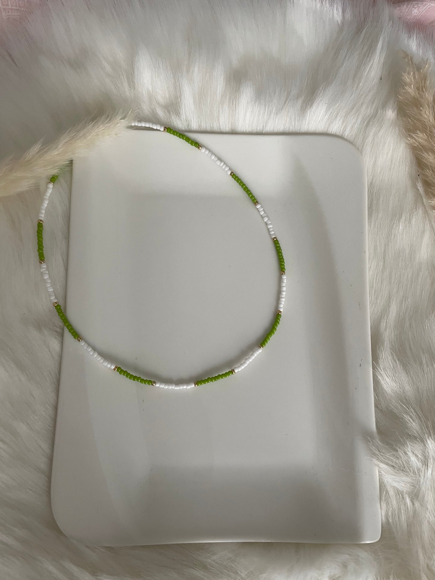 Perlenkette chocker bunt - 10148