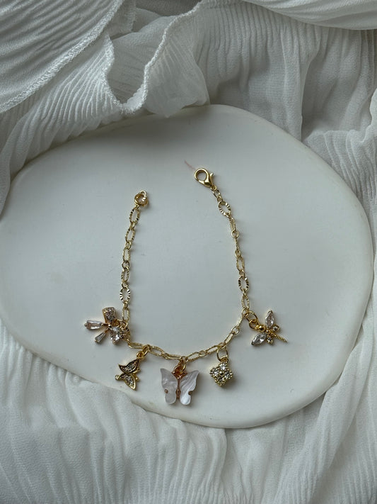 Charms Armband Butterfly - 111209