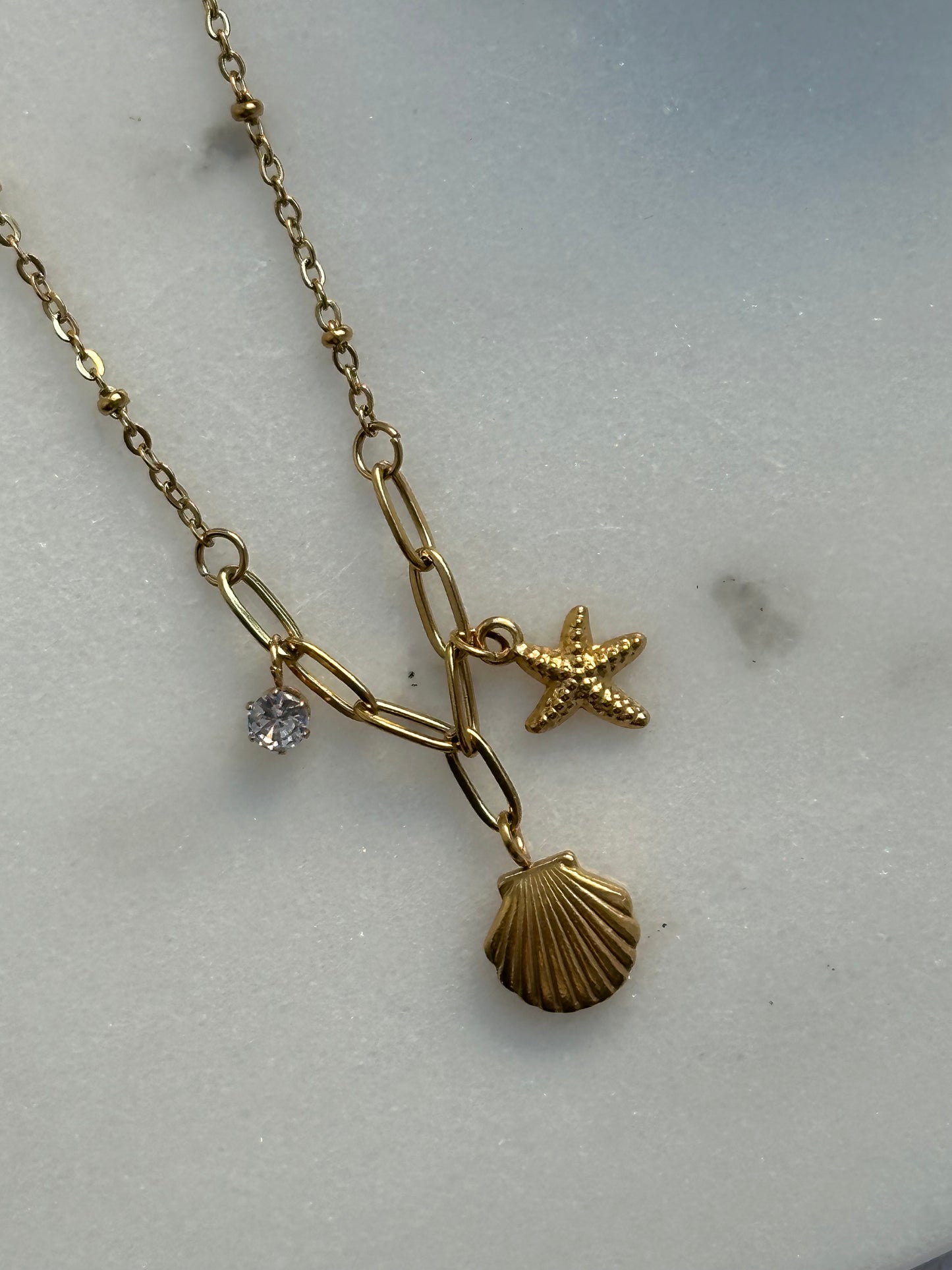 Beach Charms Halskette Gold - 10643