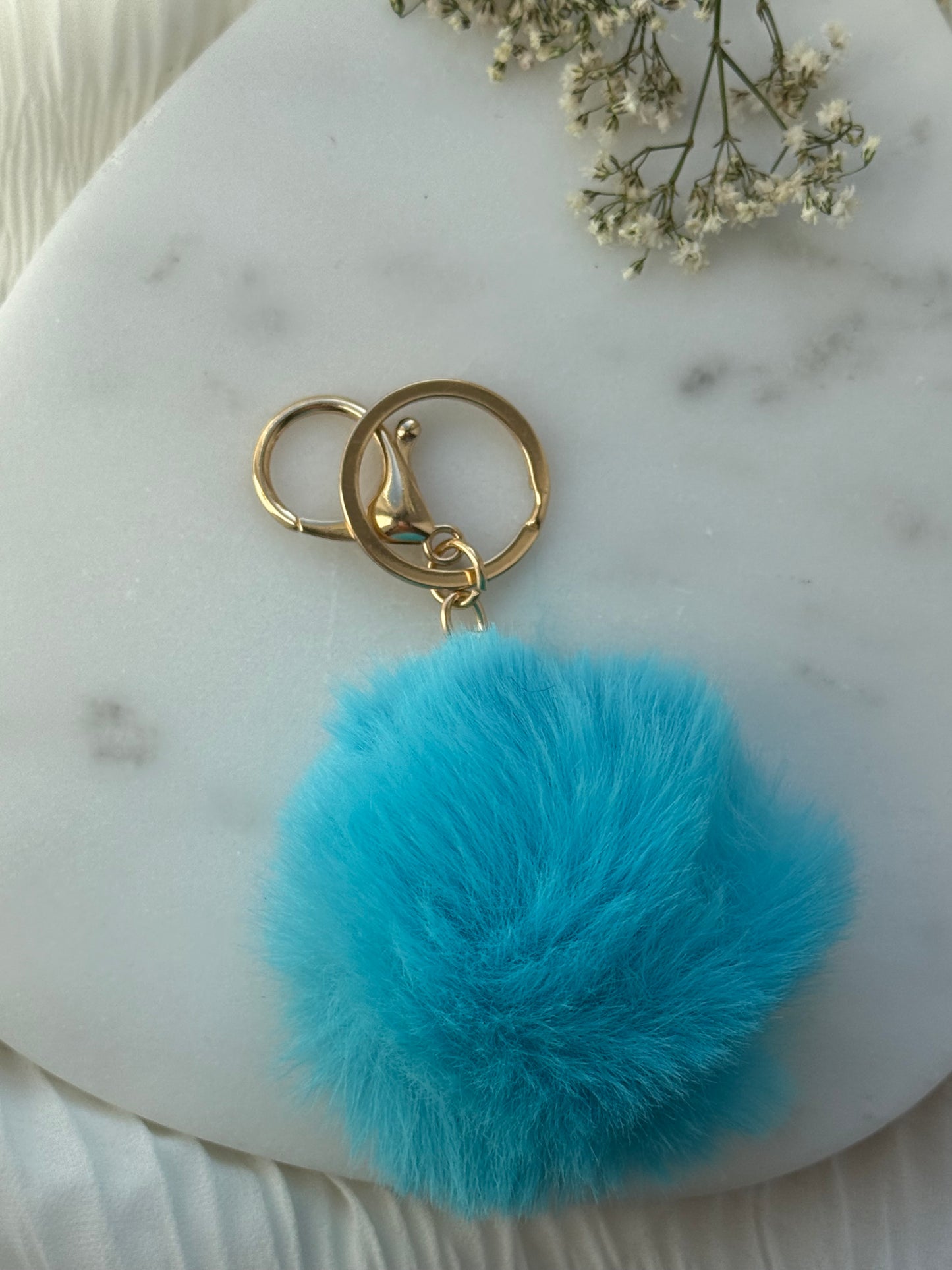 Schlüsselanhänger Blue Pom Pom  - 11147