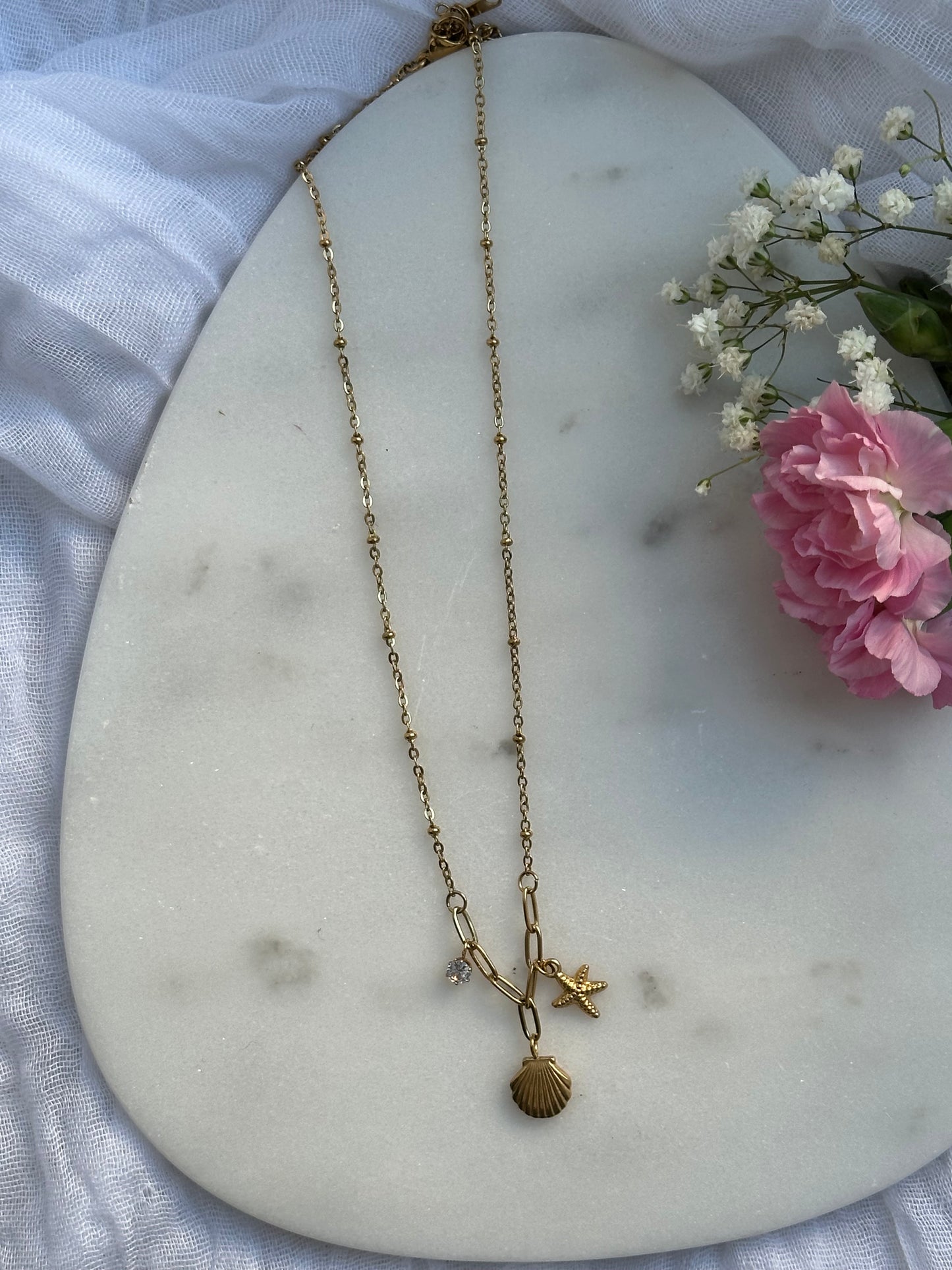 Beach Charms Halskette Gold - 10643