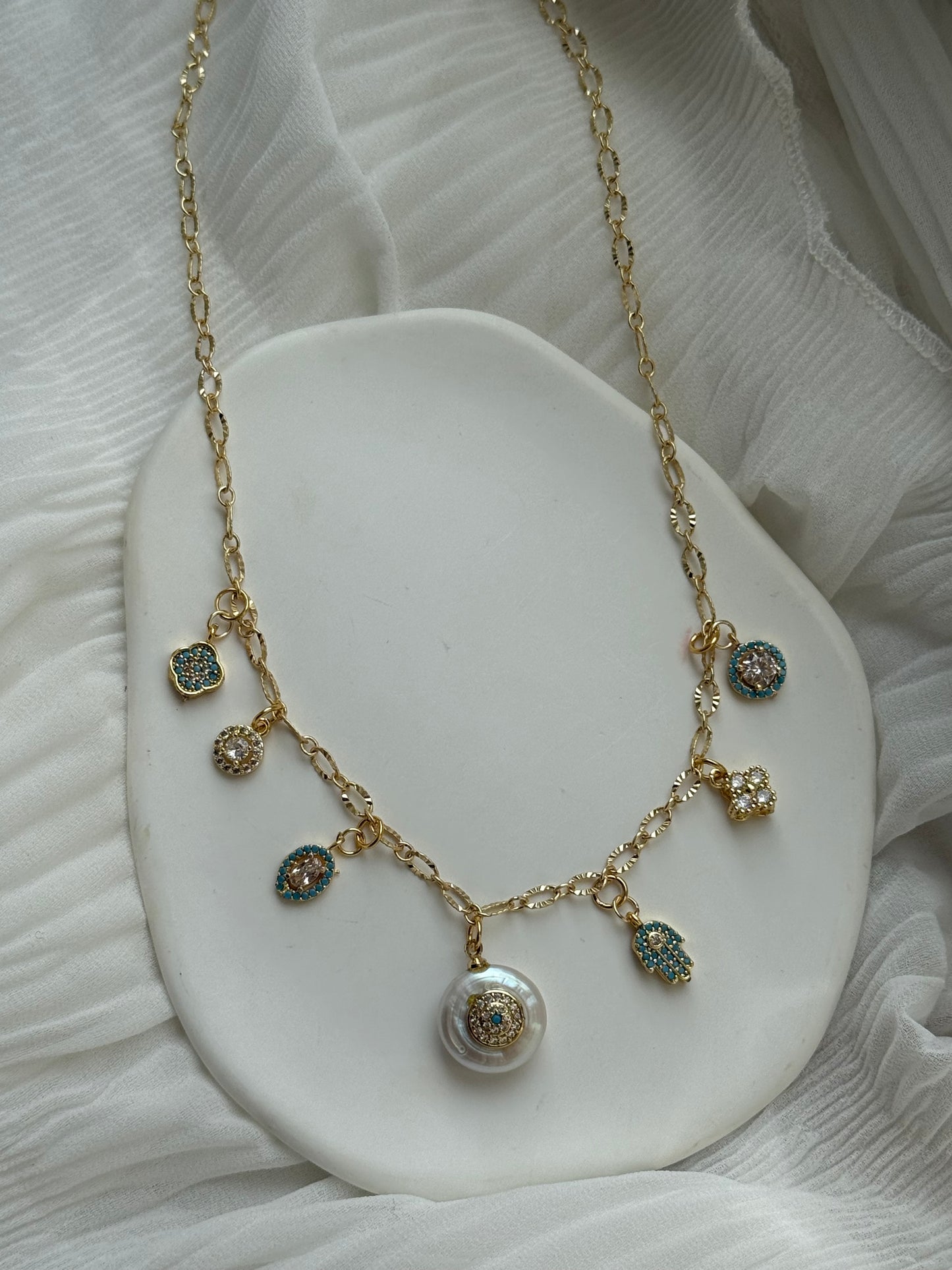 Charms Halskette Blue Sky - 111210