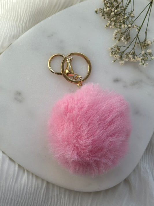 Schlüsselanhänger Pink Pom Pom  - 11150