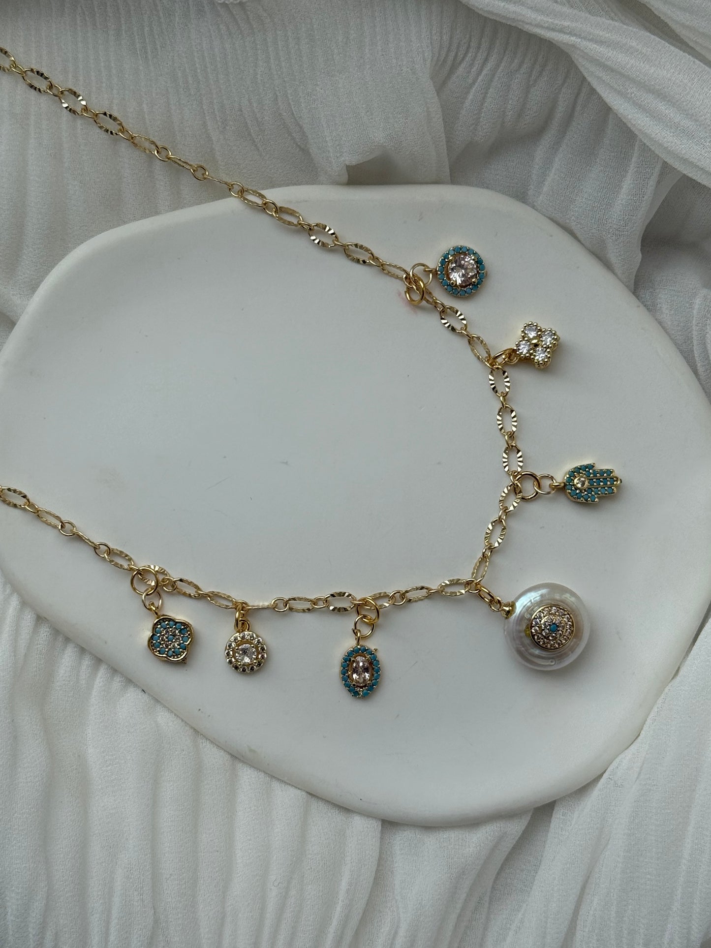 Charms Halskette Blue Sky - 111210