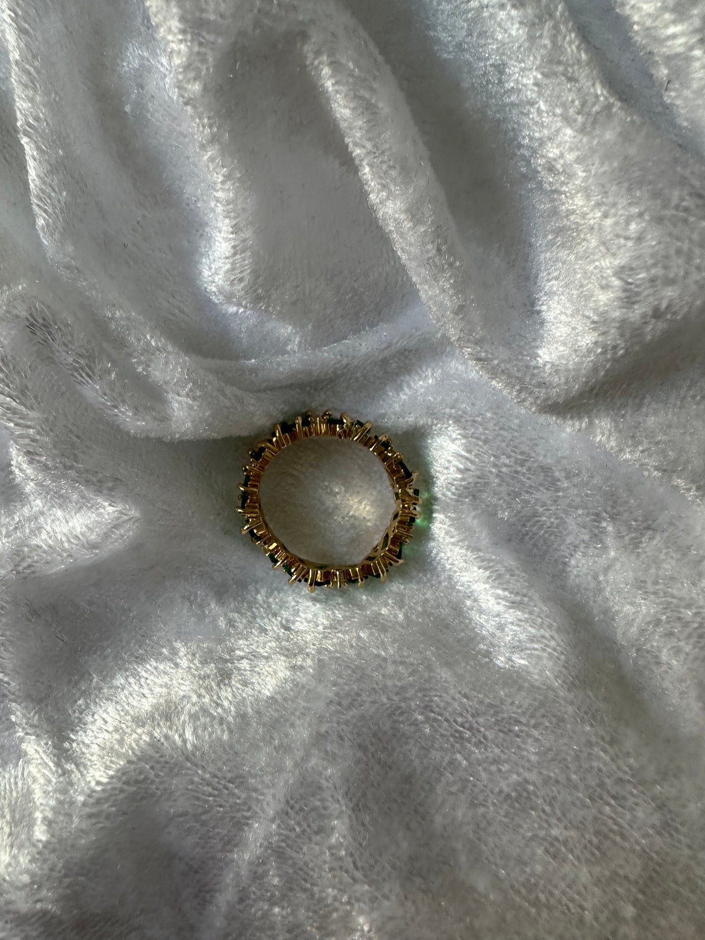 Grüner Zirkonia Ring