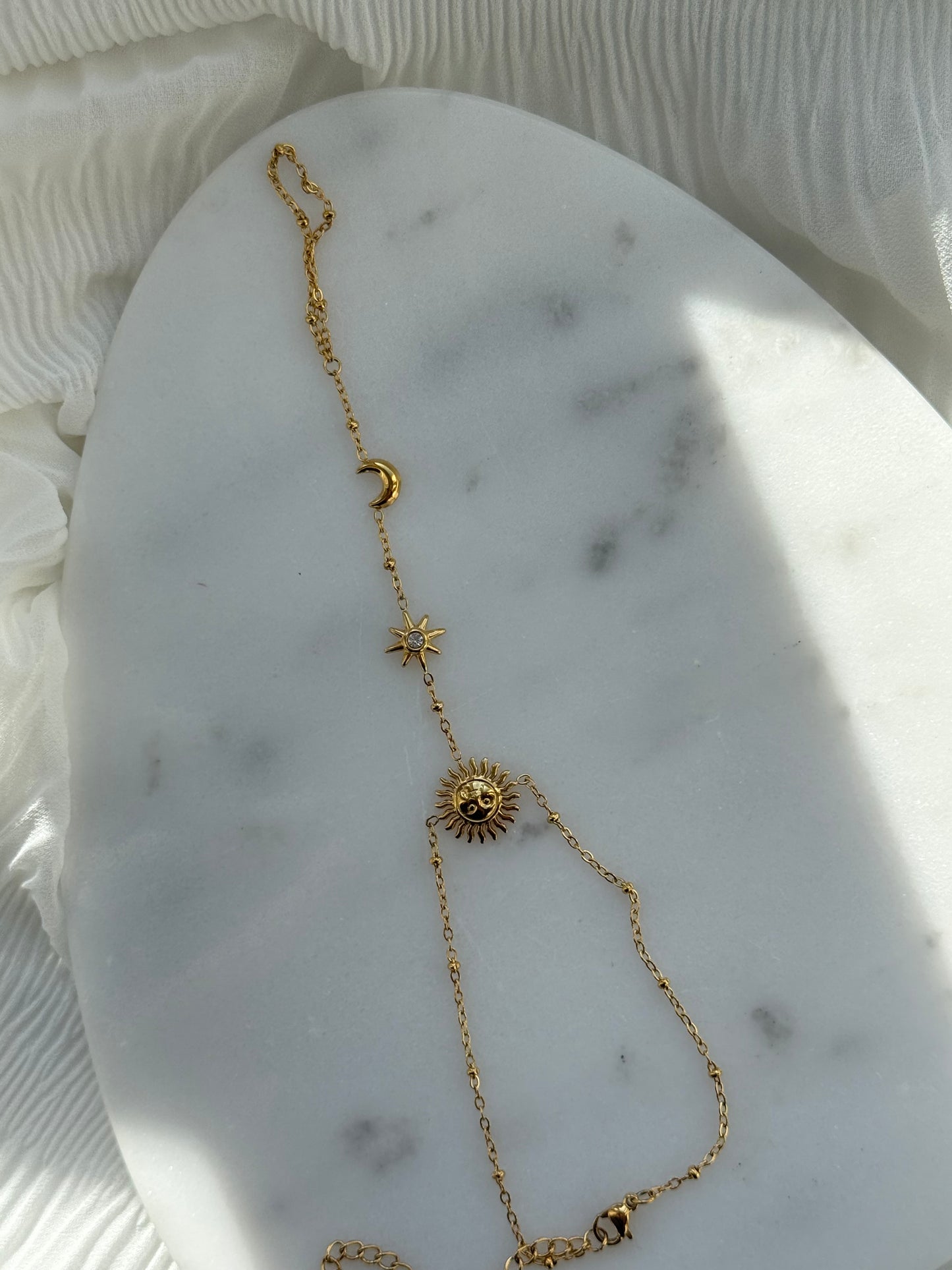 Handkette Edelstahl Sund and Moon - 10950