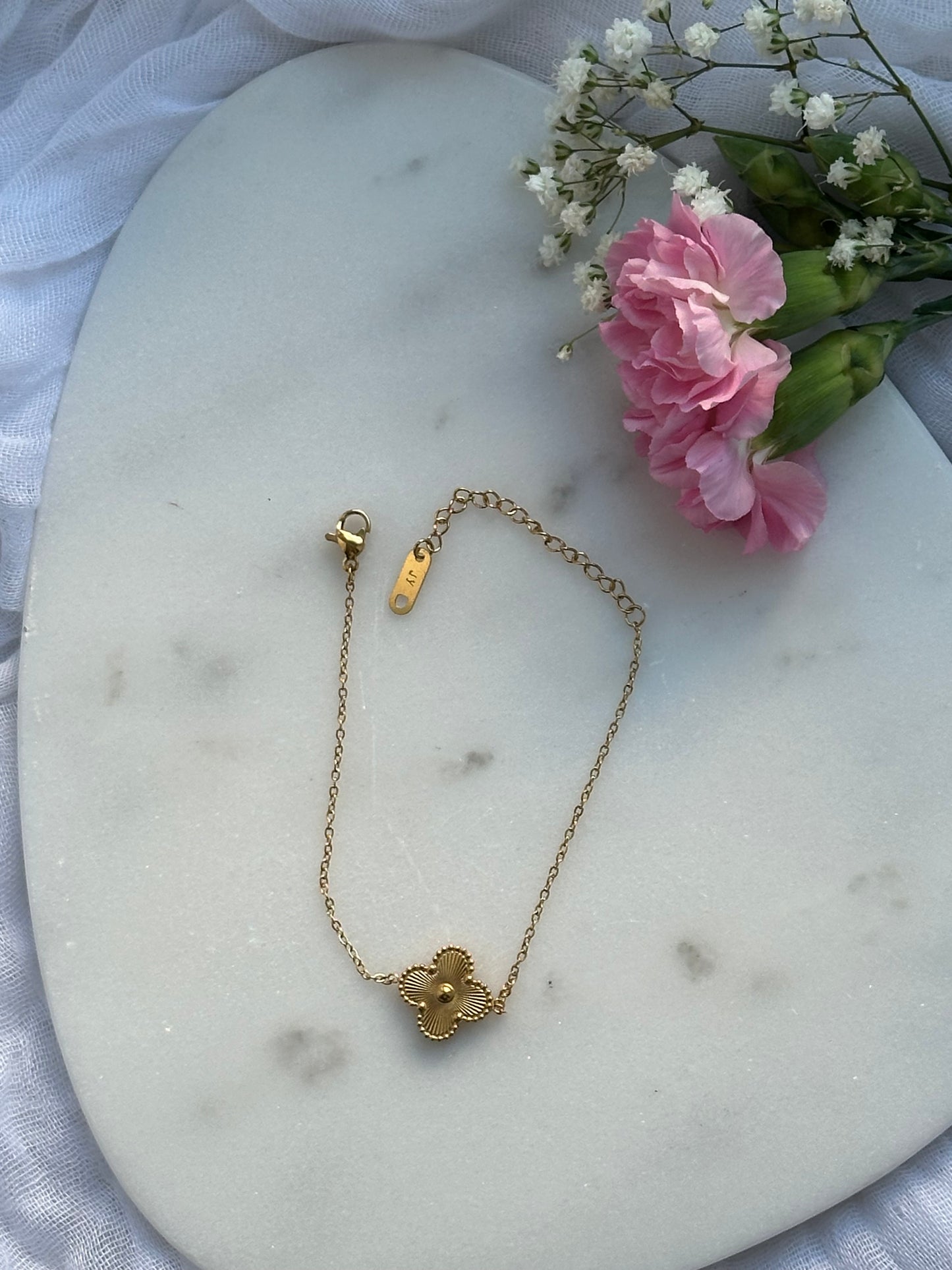 Goldenes Armband Clover - 10633