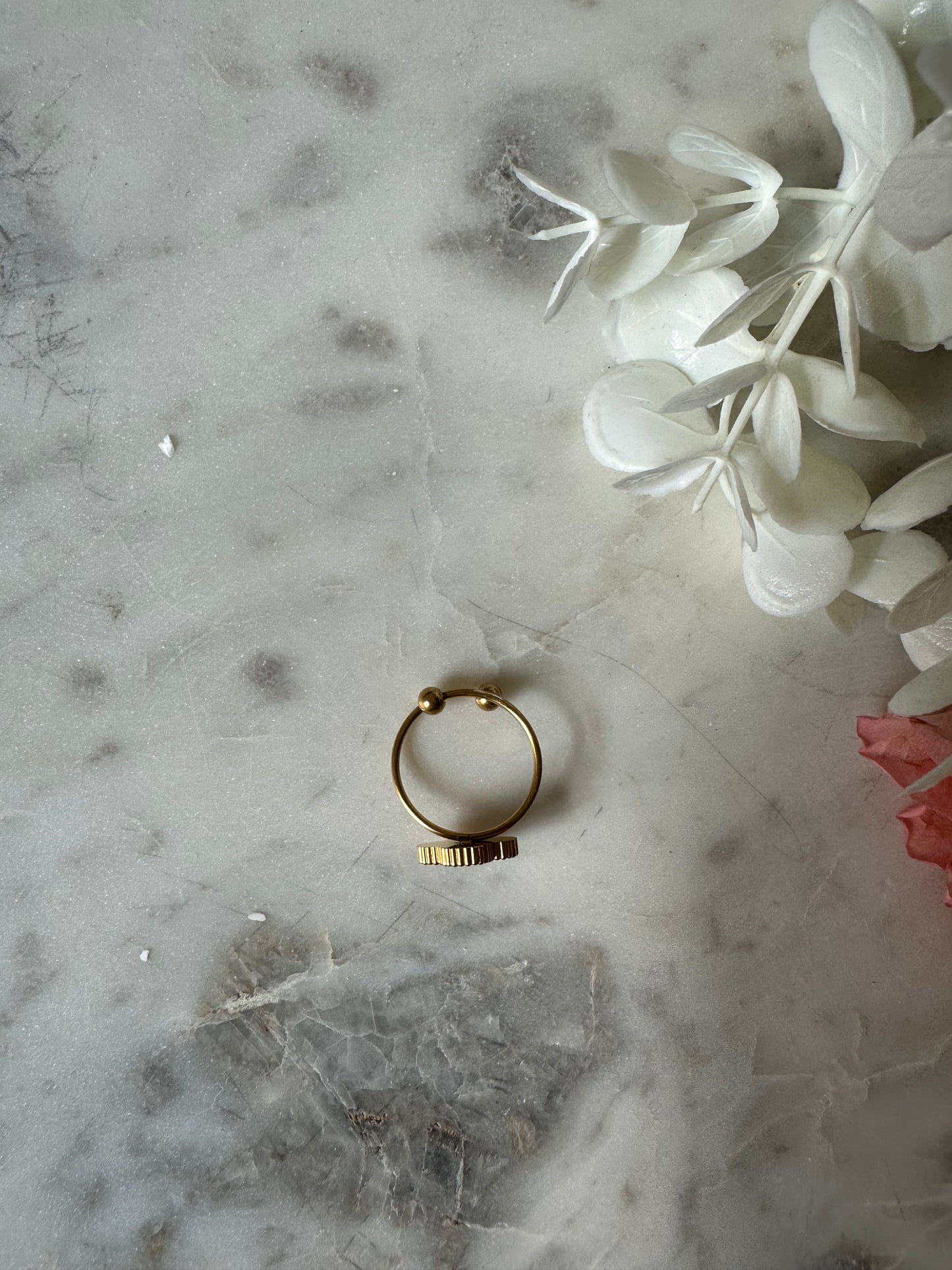 Ring Kleeblatt Schwarz