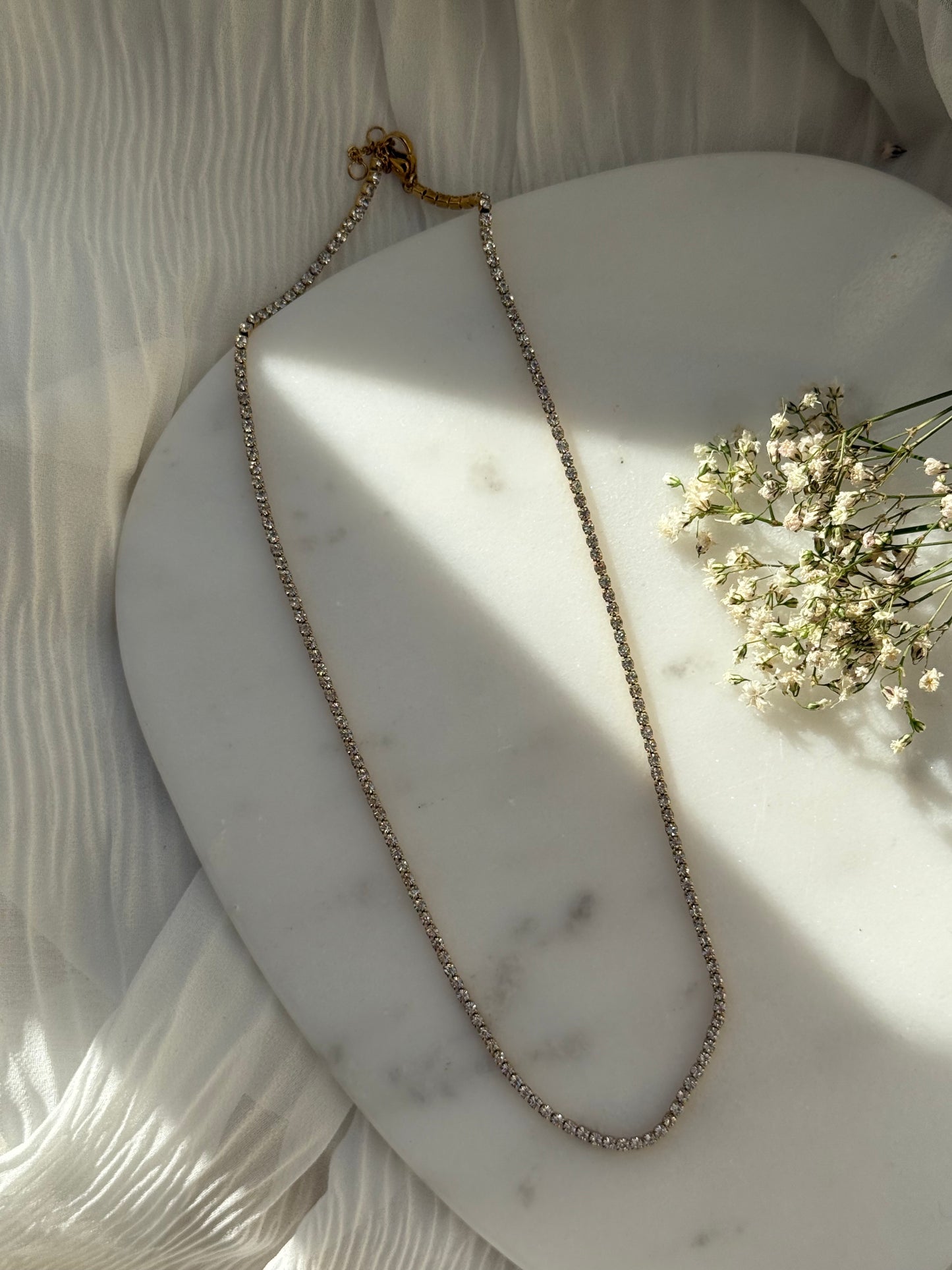 Zirkonia Halskette - 11056