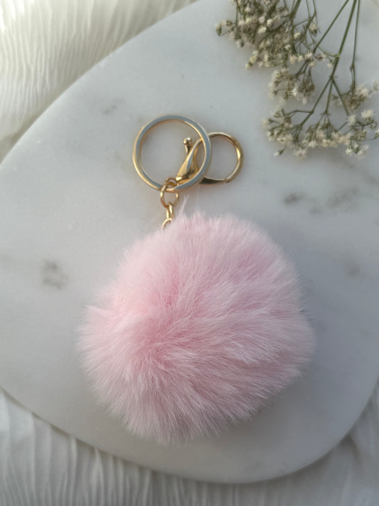Schlüsselanhänger Rosa Pom Pom  - 11149