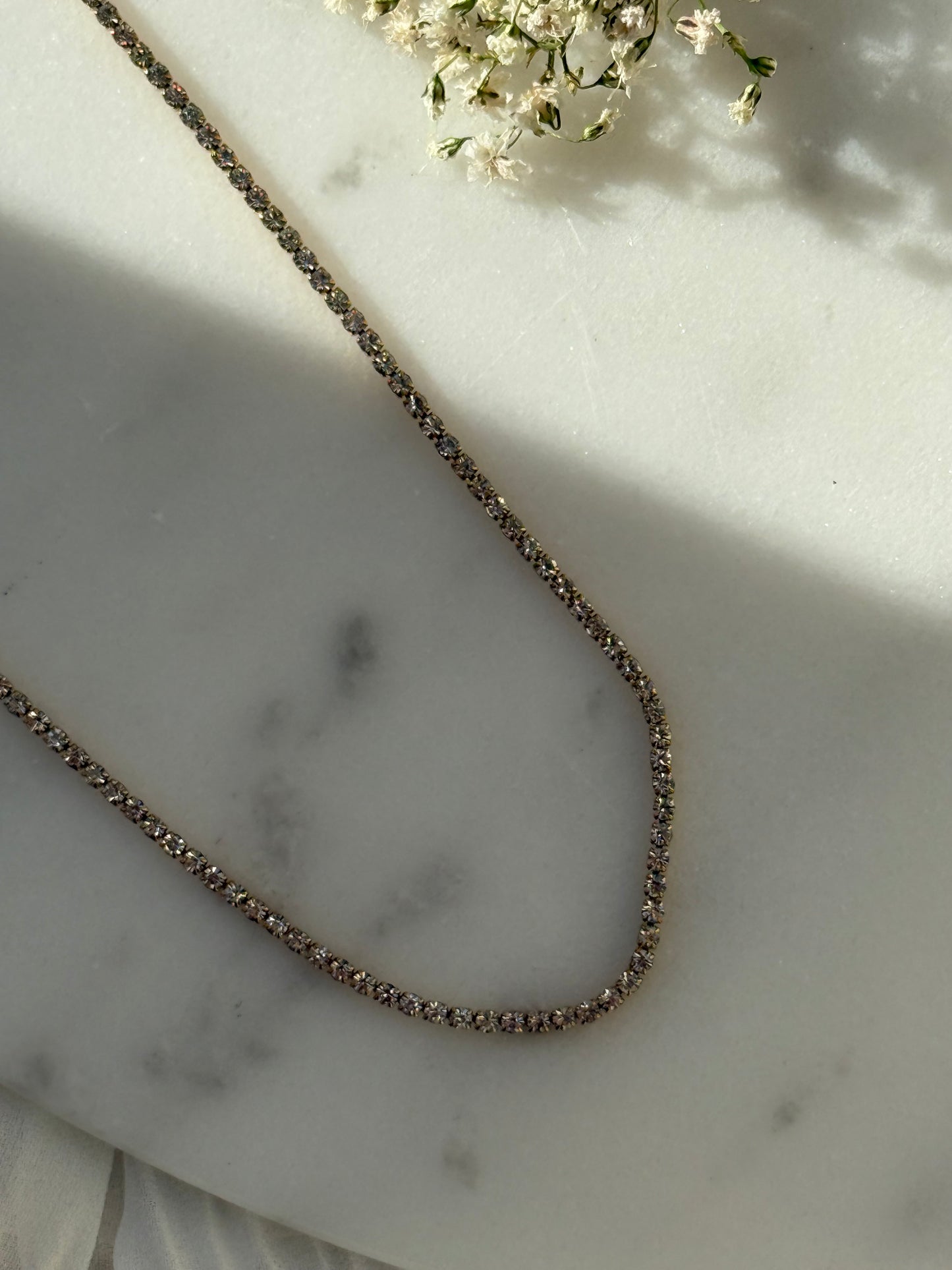 Zirkonia Halskette - 11056