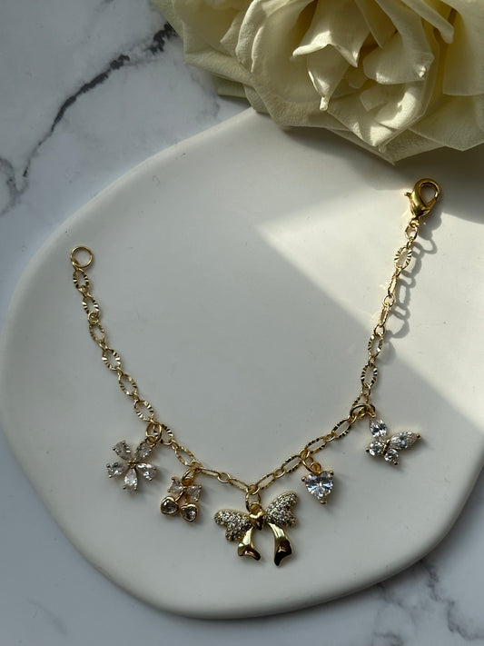 Charms Armband Zirkonia - 10933