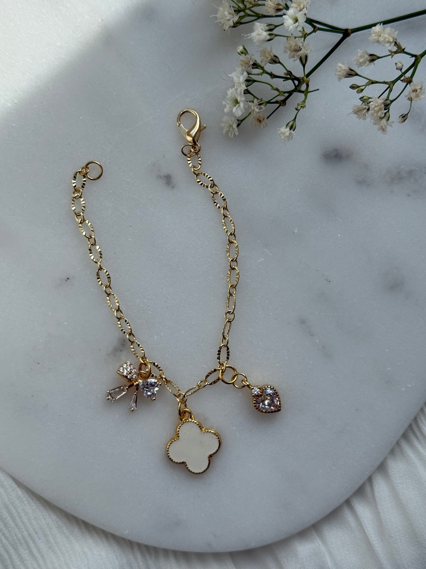 Charms Armband Zirkonia - 10986