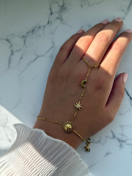 Handkette Edelstahl Sund and Moon - 10950
