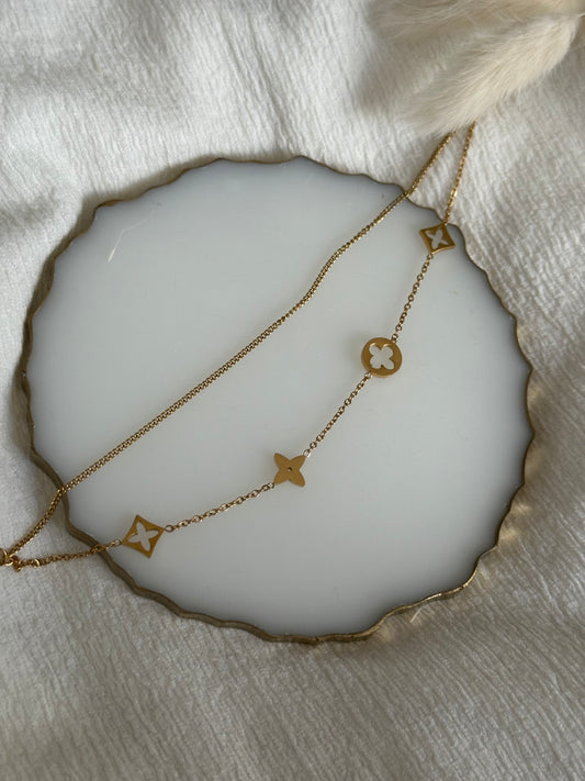 Goldenes Doppelarmband