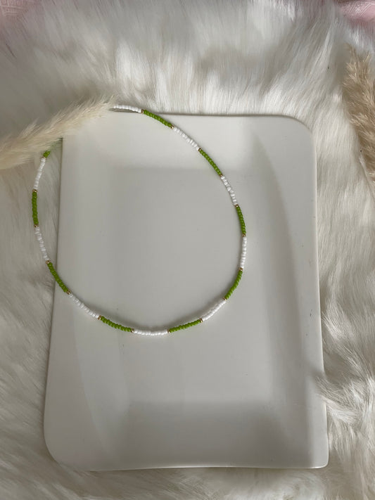 Perlenkette chocker bunt - 10148
