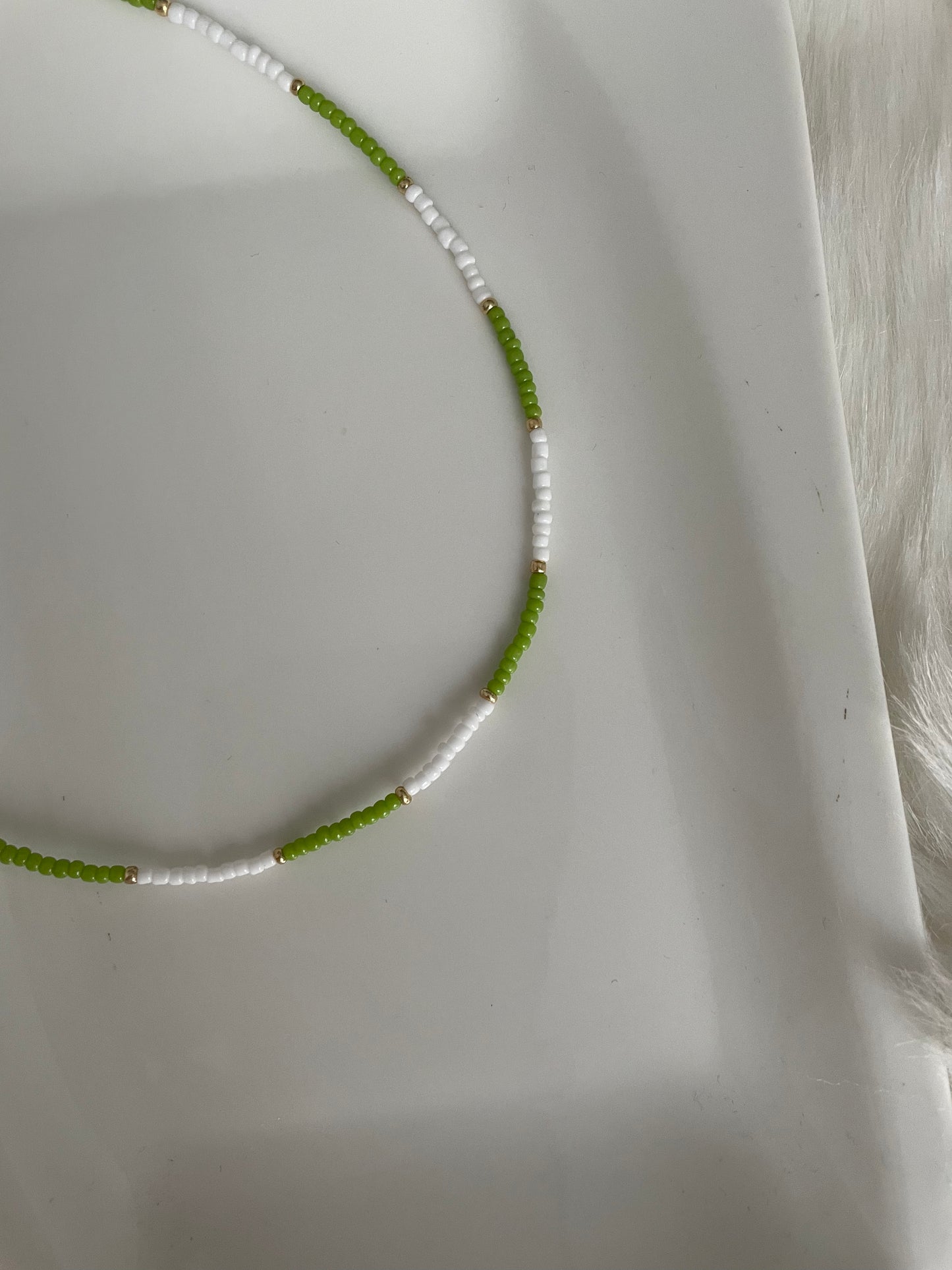 Perlenkette chocker bunt - 10148